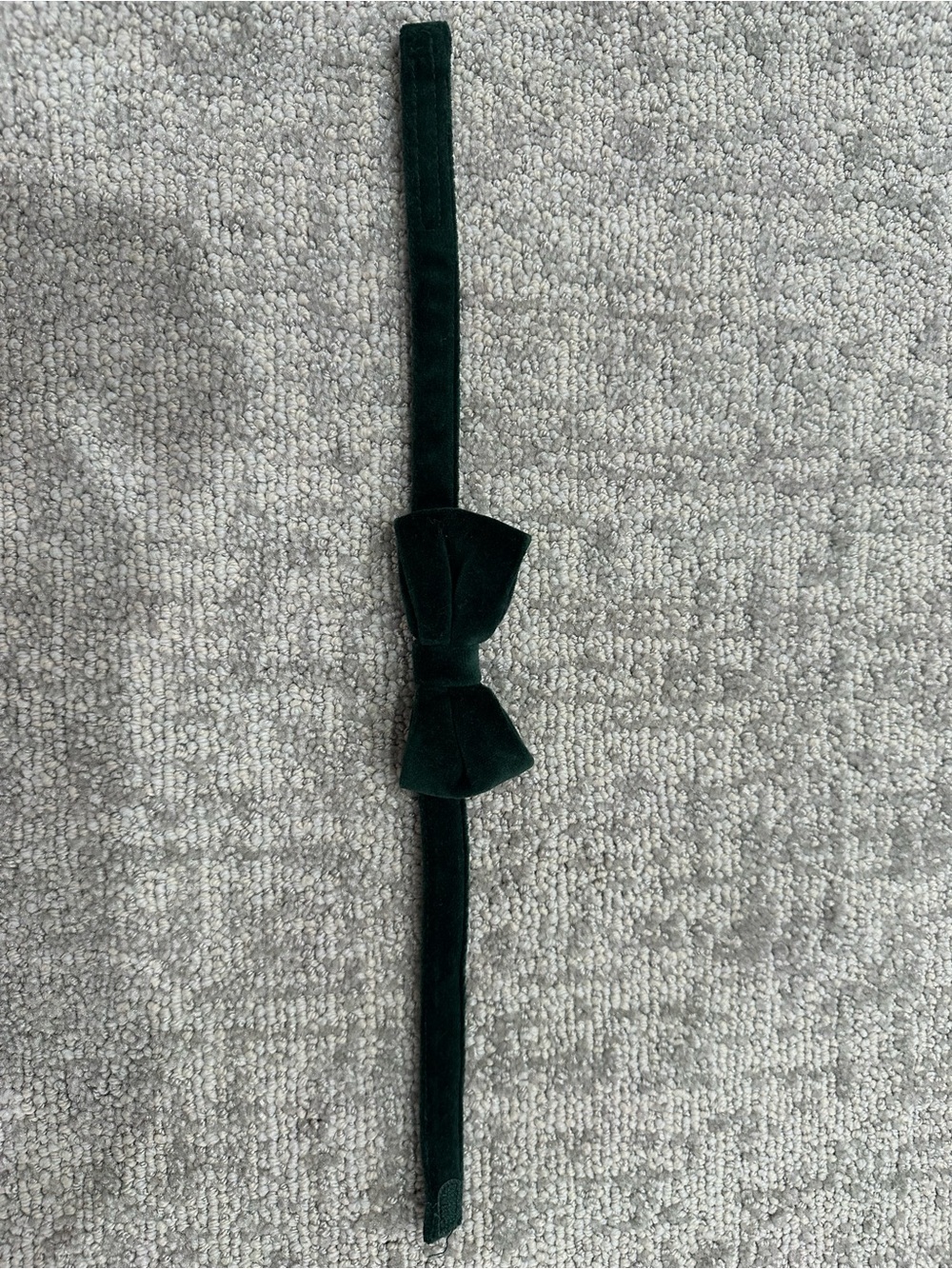 Janie and Jack Boys Velvet Green Bow Tie Size 2-5
